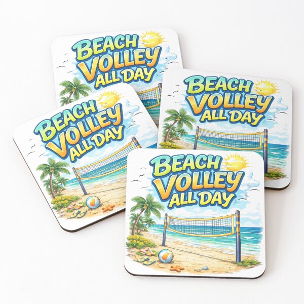 Item preview, Beach Volley All Day T-Shirt designed and sold by RMTrendy.