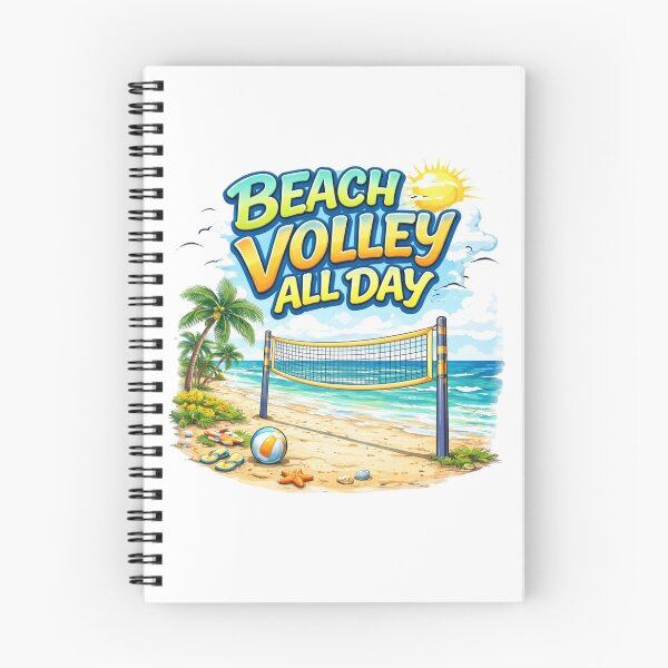 Artikelvorschau, Beachvolleyball-T-Shirt für den ganzen Tag entworfen und verkauft von RMTrendy.
