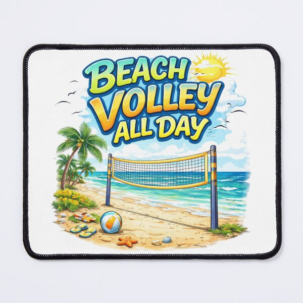 Item preview, Beach Volley All Day T-Shirt designed and sold by RMTrendy.