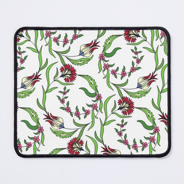 Item preview, The Path - Traditional Ottoman Floral Pattern with Tulips and Carnations designed and sold by BFoStudio.