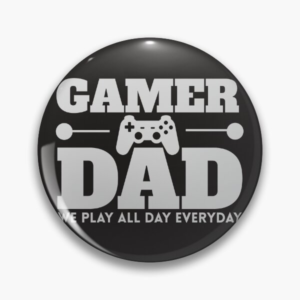 Item preview, Gamer Dad - We Play All Day Everyday - Video Game Controller designed and sold by Abaseen.