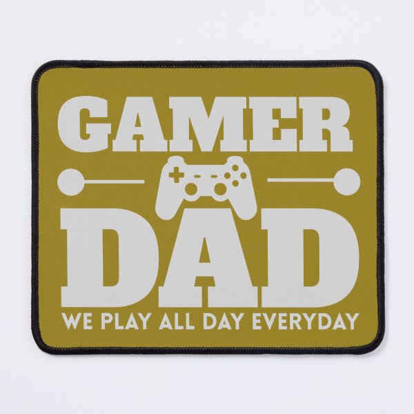 Item preview, Gamer Dad - We Play All Day Everyday - Video Game Controller designed and sold by Abaseen.