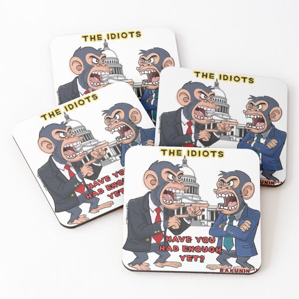 Item preview, THE IDIOTS. HAVE YOU HAD ENOUGH? POLITICAL SATIRE designed and sold by Arty-Coop.