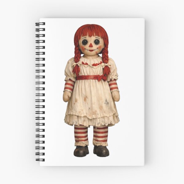 Item preview, Annabelle Haunted Doll – Cursed Artifact Horror Illustration designed and sold by The Dark Files.