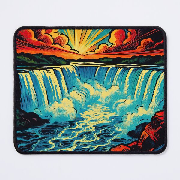 Item preview, Horseshoe Falls, Canada | Comics stylCartoone - designed and sold by ComicsFactory.