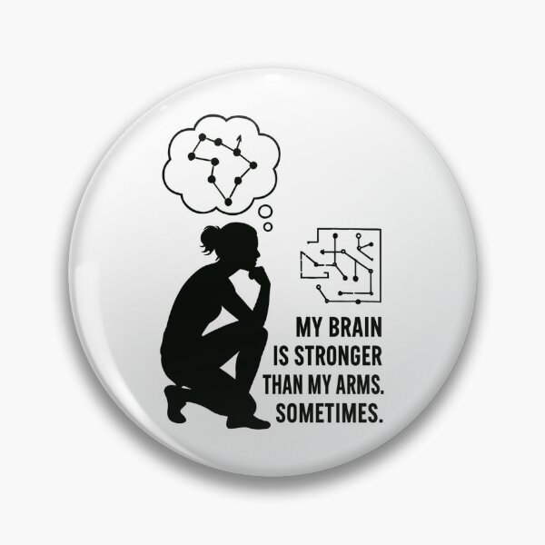Item preview, Bouldering is like chess – mind beats strength designed and sold by Pineapple-Tree.