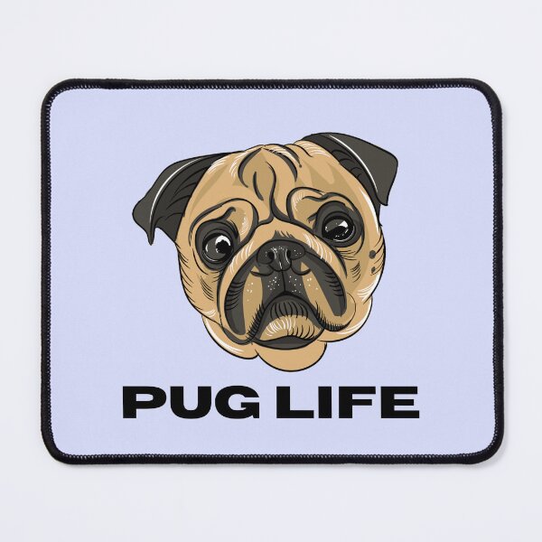 Item preview, Pug Life Cute Pug Face Design designed and sold by LUV PAWSIA.