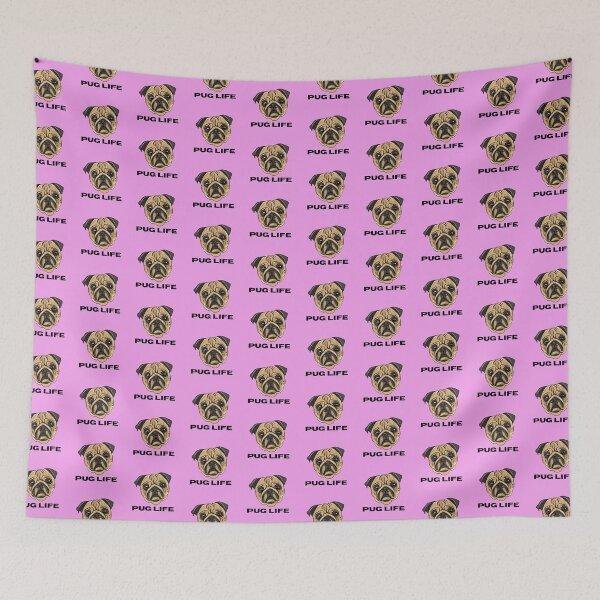 Item preview, Pug Life Cute Pug Face Design designed and sold by LUV PAWSIA.