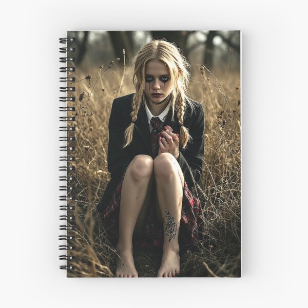 Item preview, Autumn Unease: Haunting Schoolgirl Portrait  designed and sold by rzrdzn.