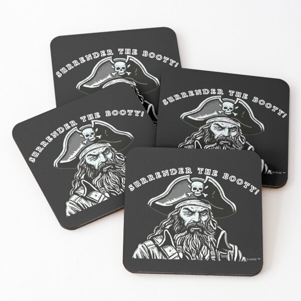 Item preview, SURRENDER THE BOOTY -PIRATE HUMOR designed and sold by Arty-Coop.