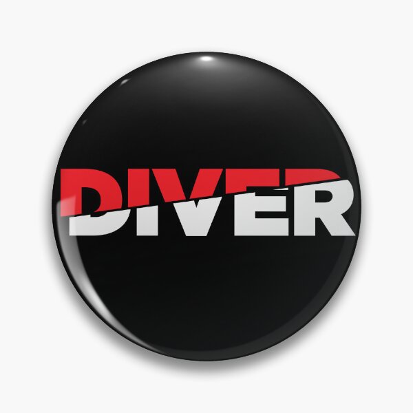 Item preview, Slashed DIVER Typography | Freediving, Scuba & Spearfishing designed and sold by cotros.