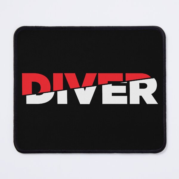 Item preview, Slashed DIVER Typography | Freediving, Scuba & Spearfishing designed and sold by cotros.