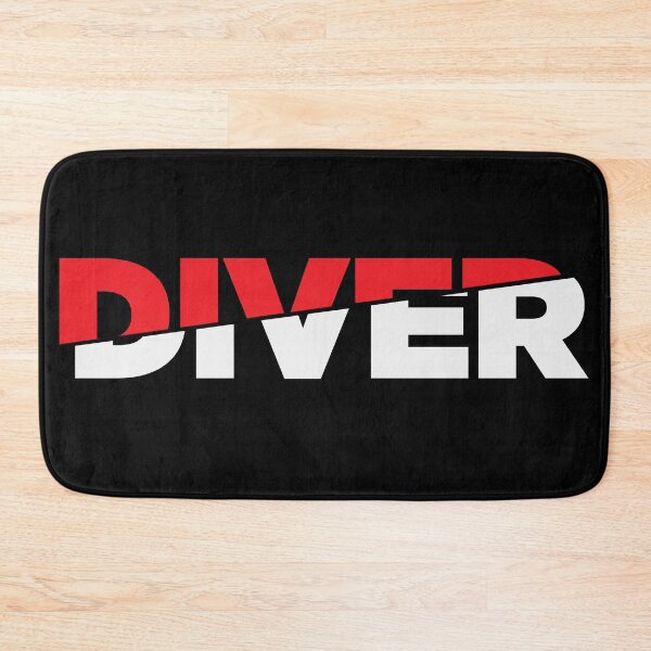 Item preview, Slashed DIVER Typography | Freediving, Scuba & Spearfishing designed and sold by cotros.