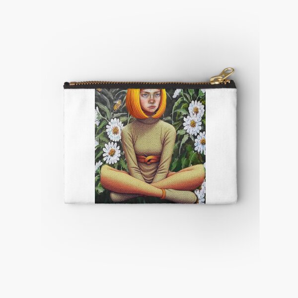 Item preview, A young girl surrounded by flowers and bees designed and sold by alexgeiart.