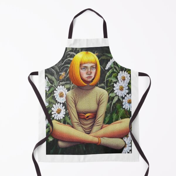 Item preview, A young girl surrounded by flowers and bees designed and sold by alexgeiart.