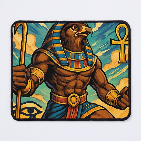 Item preview, Horus, Egyptian falcon-headed god of the sky | Comics stylCartoone - designed and sold by ComicsFactory.