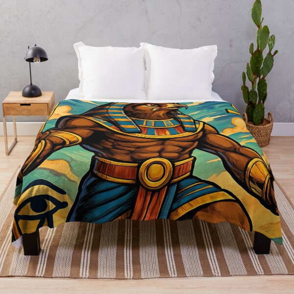 Item preview, Horus, Egyptian falcon-headed god of the sky | Comics stylCartoone -  designed and sold by ComicsFactory.