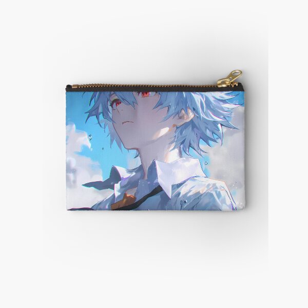 Item preview, Kaworu Nagisa Evangelion Halo Sky Dreamy Anime Boy Portrait designed and sold by mildaclairmo.