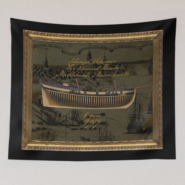 Item preview, Colonial Schooner Sir Edward Hawke  designed and sold by Historyofthesea.