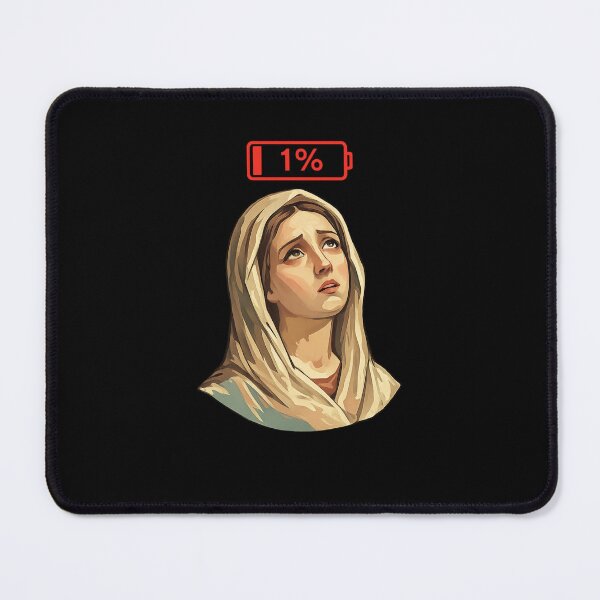 Item preview, 1% Battery Anxiety - Renaissance Art Parody designed and sold by VibeMax.