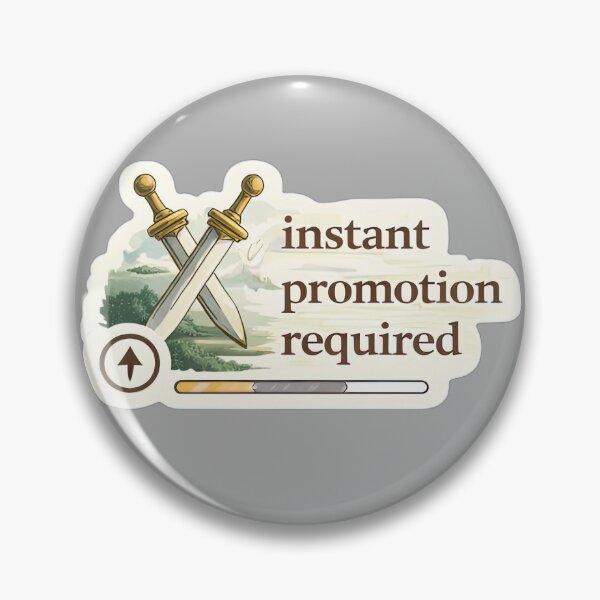Item preview, Instant Promotion Required Gamer Meme designed and sold by Retr0Tshirts.