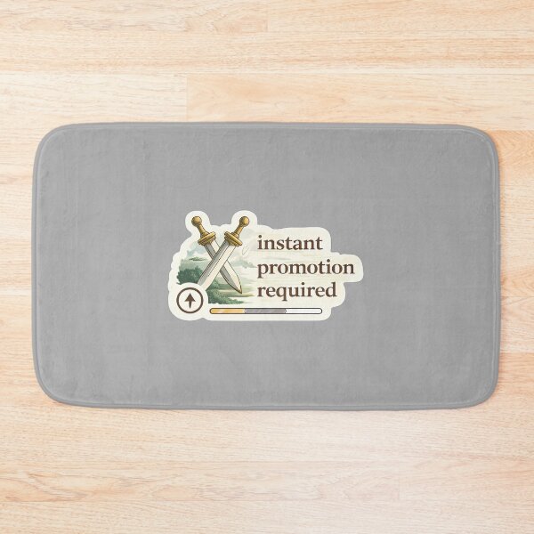Item preview, Instant Promotion Required Gamer Meme designed and sold by Retr0Tshirts.