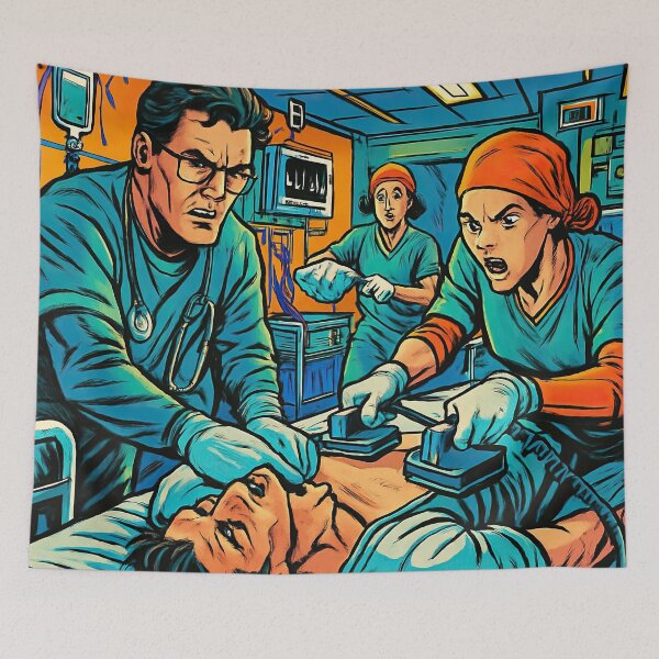 Item preview, Hospital | Comics stylCartoone -  designed and sold by ComicsFactory.