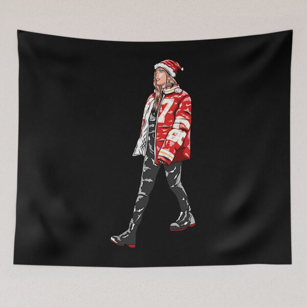 Item preview,  Kansas Swiftie Chiefs Red Christmas Cartoon  designed and sold by visualist.