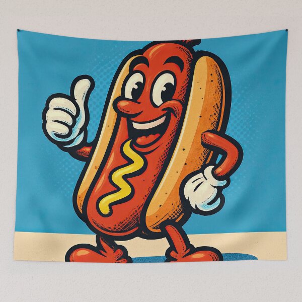 Item preview, Hotdog | Comics stylCartoone -  designed and sold by ComicsFactory.