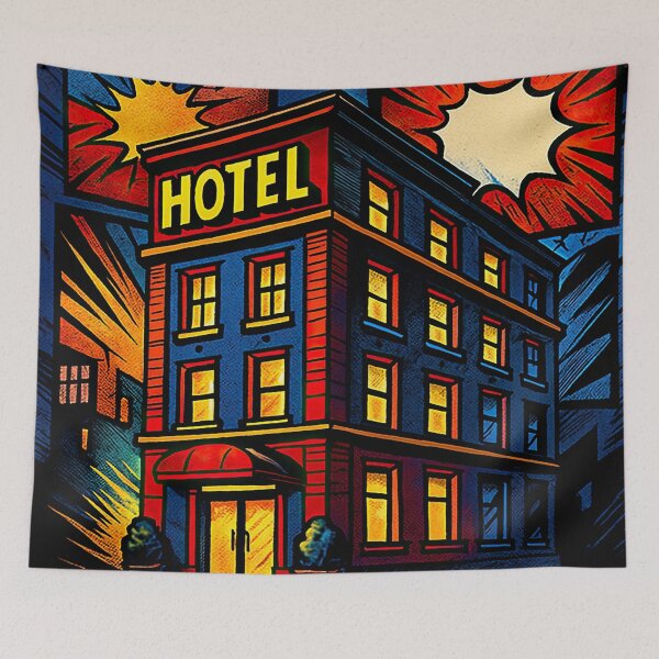 Item preview, Hotel | Comics stylCartoone -  designed and sold by ComicsFactory.