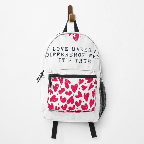 Item preview, Love makes a difference when it’s true, Valentine’s Day design designed and sold by TheProverbsMom.