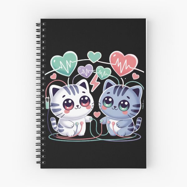 Item preview, Cute Electrophysiology and kawaii cat designed and sold by DamioPolArt.