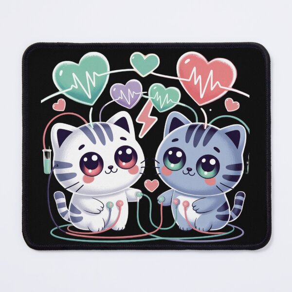 Item preview, Cute Electrophysiology and kawaii cat designed and sold by DamioPolArt.