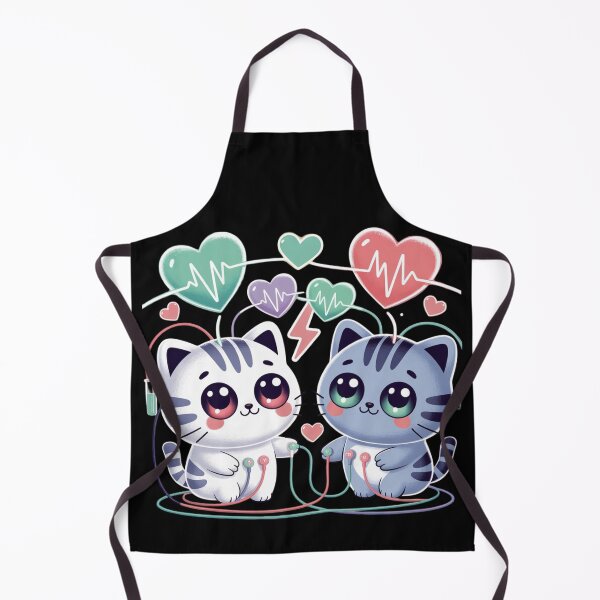 Item preview, Cute Electrophysiology and kawaii cat designed and sold by DamioPolArt.