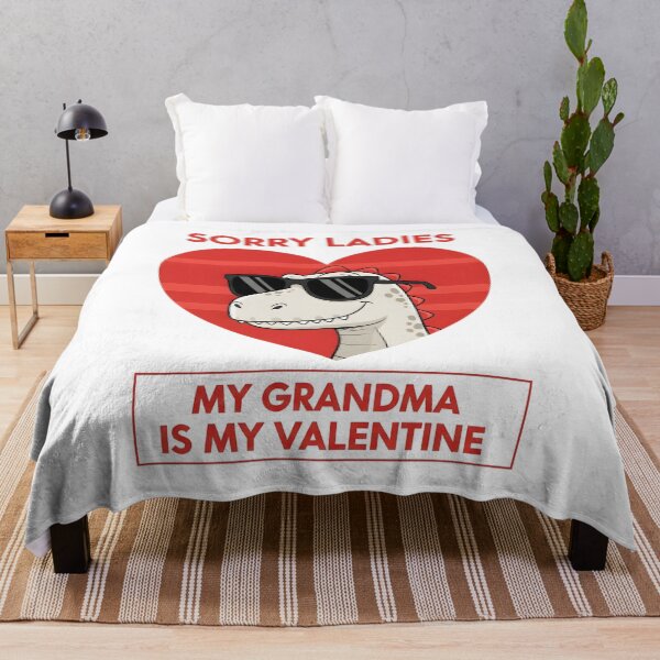 Item preview, Dinosaur Sorry Ladies My Grandma is Valentine Funny Cute designed and sold by OlakunleOloroz.