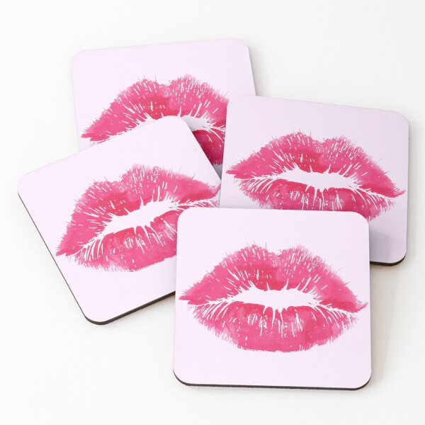 Item preview, Kiss Mark Lips Print designed and sold by MoonMonkeyNbear.