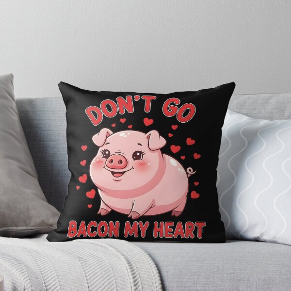 Item preview, Don't Go Bacon My Heart Cute Pig Valentine designed and sold by OlakunleOloroz.