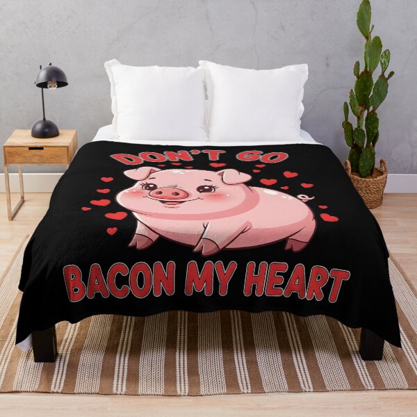 Item preview, Don't Go Bacon My Heart Cute Pig Valentine designed and sold by OlakunleOloroz.