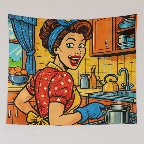 Item preview, Housewife | Comics stylCartoone -  designed and sold by ComicsFactory.
