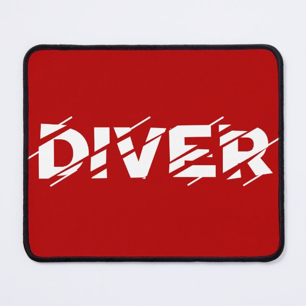 Item preview, Minimal Dive Slash Marks Typography designed and sold by cotros.
