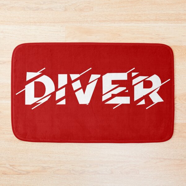Item preview, Minimal Dive Slash Marks Typography designed and sold by cotros.