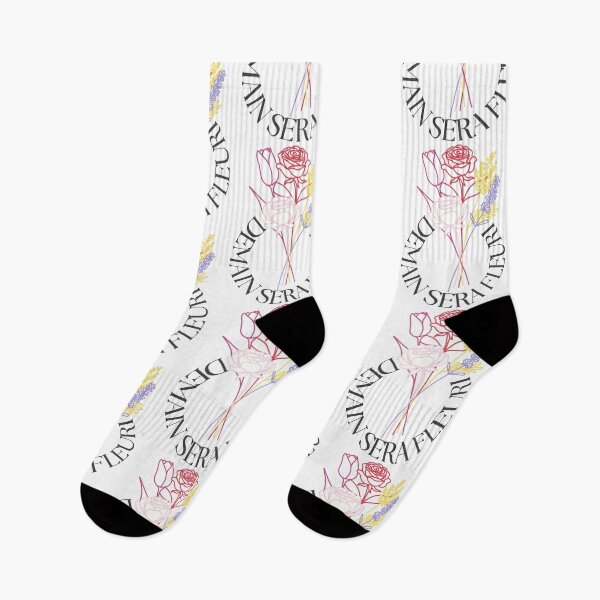 Item preview, Tomorrow Will Be in Bloom - Black Poetic Floral Illustration designed and sold by petiteToulon.