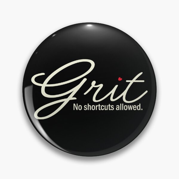 Item preview, Grit No Shortcuts Allowed – Discipline & Resilience Quote designed and sold by Verse & Vibes.