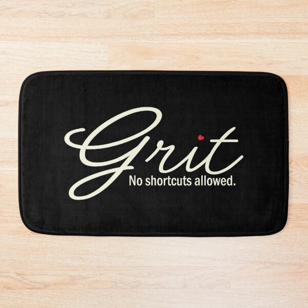 Item preview, Grit No Shortcuts Allowed – Discipline & Resilience Quote designed and sold by Verse & Vibes.