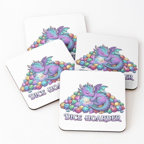 Item preview, Dice Hoarder – Cute Dragon D&D RPG designed and sold by GeekGuysShop.