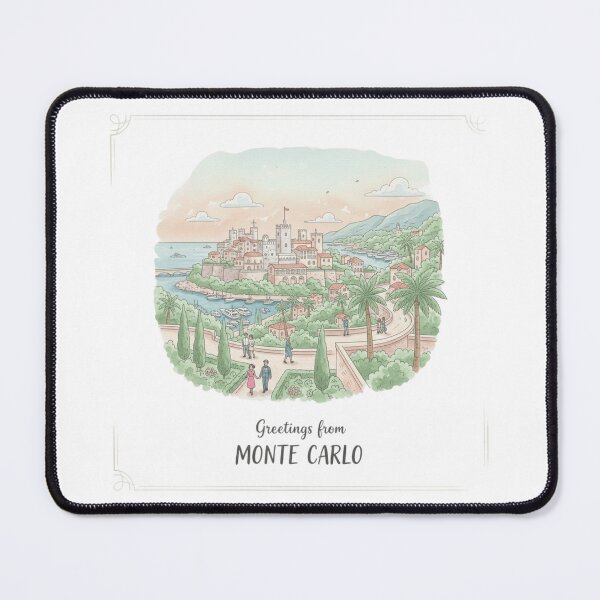Item preview, Greetings From Monte Carlo designed and sold by ArtQueen777.