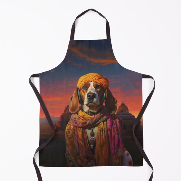 Item preview, Beagle Maharaja - Royal Bollywood Silk Art designed and sold by Tommy-Ellie.