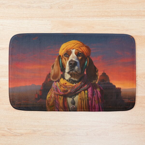 Item preview, Beagle Maharaja - Royal Bollywood Silk Art designed and sold by Tommy-Ellie.
