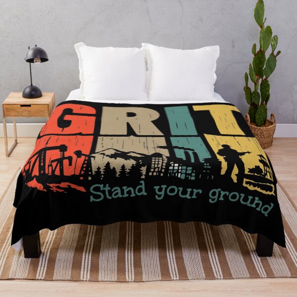 Item preview, Grit Stand Your Ground – Strength & Perseverance Quote designed and sold by Verse & Vibes.