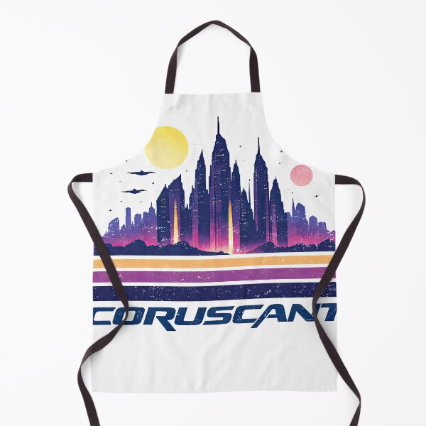 Item preview, Coruscant Galactic Capital Retro Skyline Art designed and sold by DariuszWilkosz.